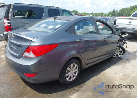 2012 Hyundai Accent Gls from USA, damaged, VIN KMHCT4AEXCU176987